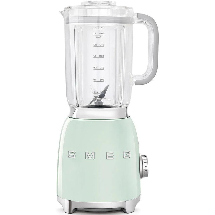 SMEG Stand Mixer BLF01PGEU, 800, Aluminum, 1.5 liters, pastel green
