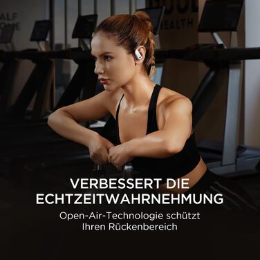 1MORE Fit S50 - Бездротові навушники-вкладки для спорту, Bluetooth 5.3, ENC, IPX7, 38 годин, з мікрофоном (Сріблясті)