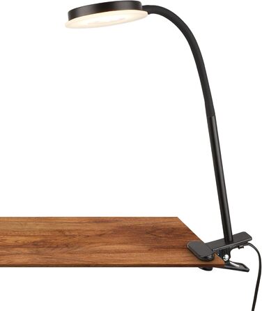 LED лампа BRILONER з сенсорним керуванням, регульована яскравість, поворотна, для дому, офісу, читання, 32,5x13x40 см, чорна