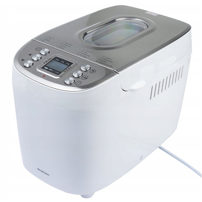 Хлібопічка SilverCrest SBB 850 E1, біла, 850 Вт