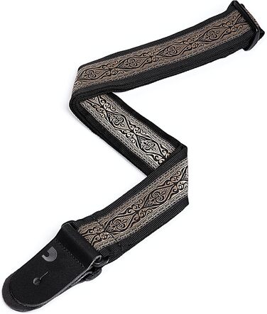 Ремінь для гітари D'Addario Planet Waves 50E08 з нейлону, ретро-стиль, колекція Tapestry, довжина 1450 мм, ширина 50 мм (колір коричневий, жаккард)