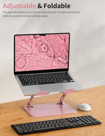 Soundance Adjustable Laptop Stand - Ergonomic Metal Riser for 10.6