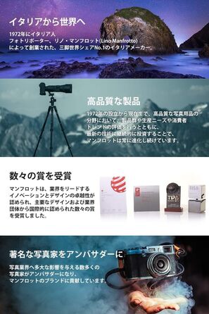 Штатив Manfrotto Element MII 4 секції, алюміній, чорний (MKELMII4BK-BH)