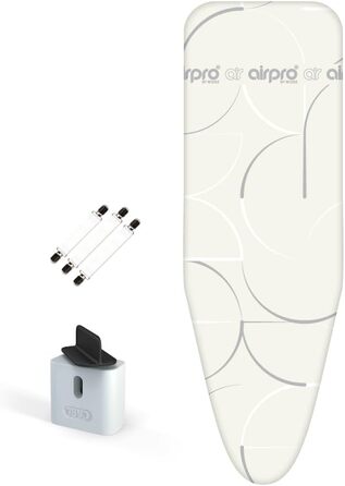 Airpro by Widex 6-layer ironing board cover for steam irons - XXL size, universal, max 137x48 cm - no more water under the ironing board - irons up to 50% faster - Made in Europe Circle Parts XXL