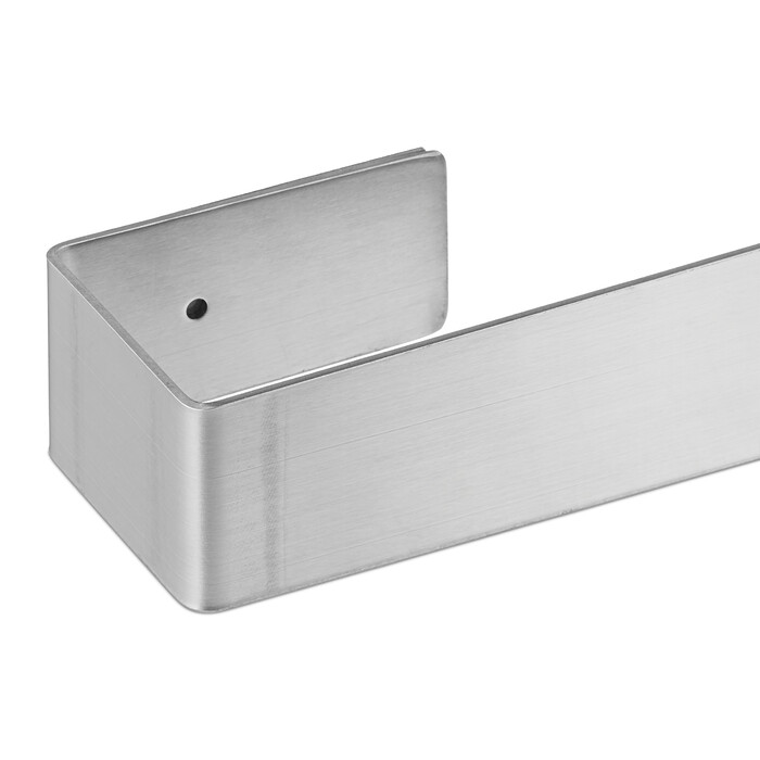 Relaxdays Towel Rack, No Drilling, Silver