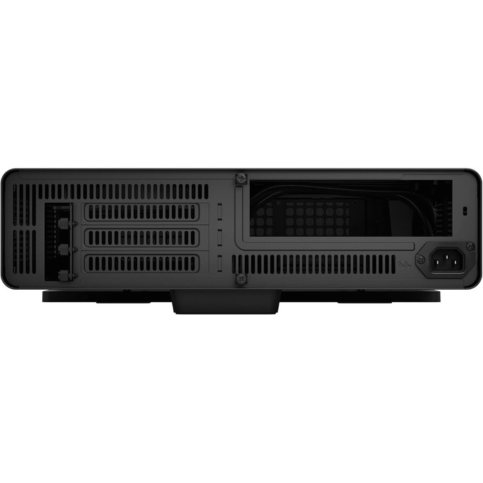 Корпус Fractal Design Ridge Black Mini-ITX для ігрового ПК з PCIe 4.0, 2 вентилятори 140мм PWM, USB Type-C