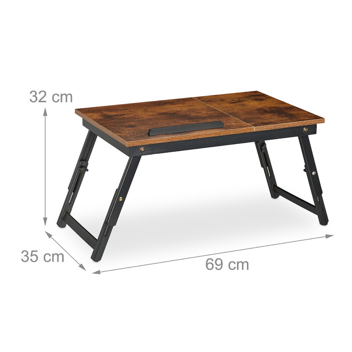 Relaxdays Adjustable Height Laptop Table