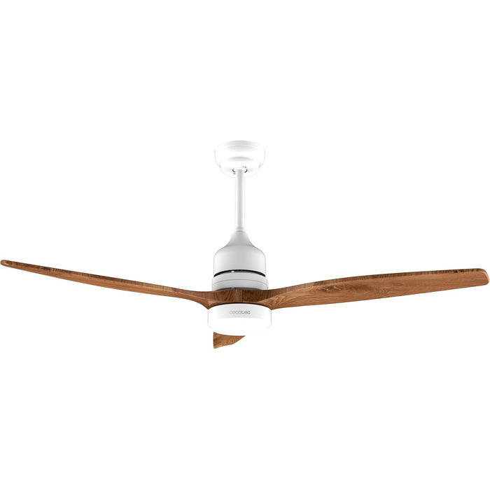 Стельовий вентилятор Cecotec EnergySilence Aero 5275 DarkWood з LED підсвіткою та пультом, 40W, 52 дюйми, DC мотор, зимовий/літній режим