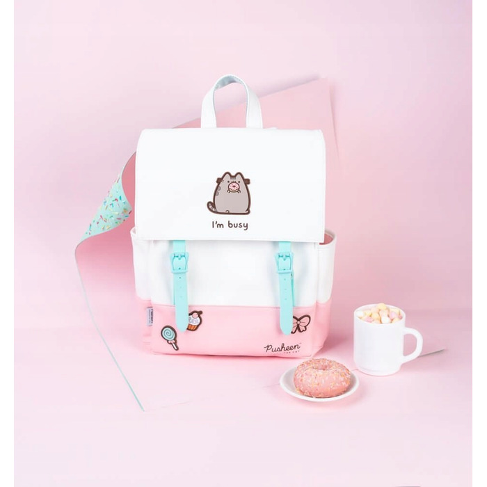 Шкільний рюкзак Pusheen Grupoerik однокамерний, рожевий, багатоколірний, 13 л