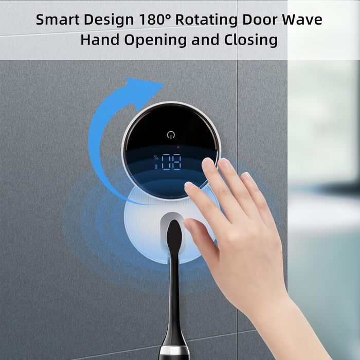 UV Disinfecting Toothbrush Holder with Drying, Automatic Sensor Brush Holder, Electric Toothbrush Disinfectant, Toothbrush Sterilizer Organizer