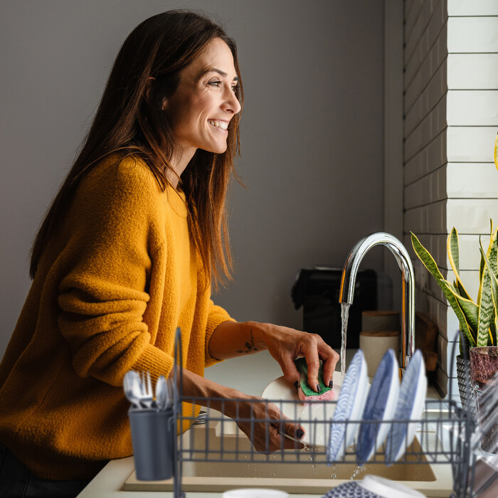 Relaxdays 2-Tier Dish Drying Rack