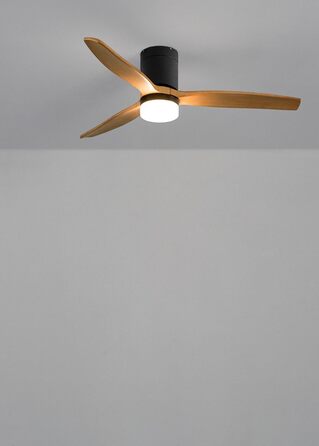 Вентилятор стельовий Windcalm M з дистанційним керуванням, ABS-пластик, 40W, Ø132cm, таймер, DC-двигун, літньо-зимовий режим, з підсвічуванням, колір 