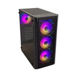 Корпус ATX OYAKA FUSION TOWER FT-G1, 4x ARGB вентилятори, контролер, пульт ДК