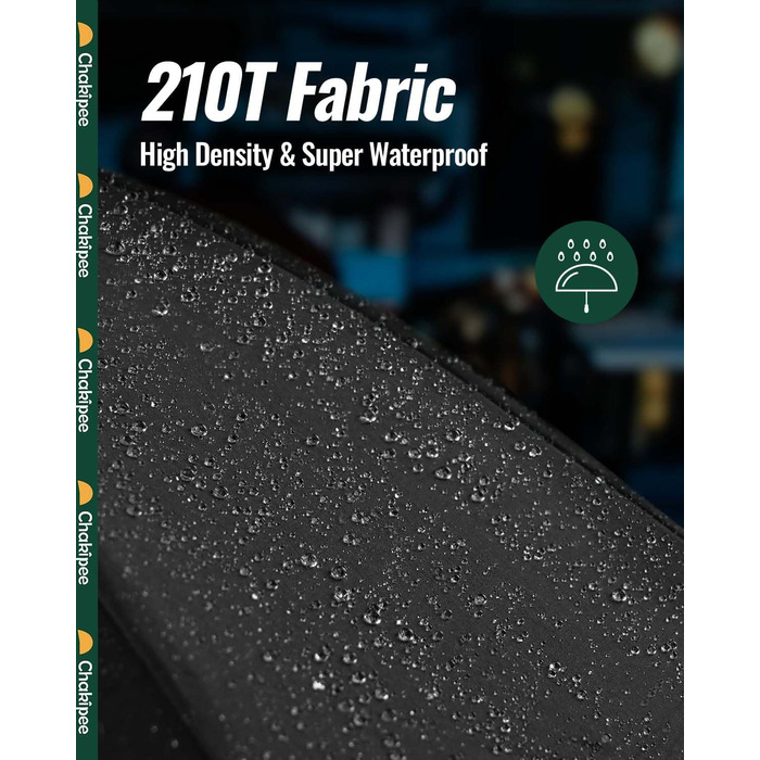 Чакіпі Регульований парасолька великого розміру, стійкий до сильного вітру, з відбиваючим покриттям, для чоловіків та жінок – автоматичний парасолька-тростина, компактний, для подорожей, чорний, покриття 210T, діаметр 106 см