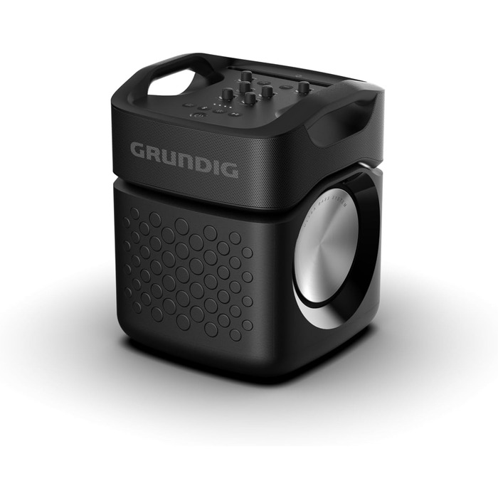 Портативна Bluetooth колонка Grundig GBT Black - потужний звук, акумулятор до 20 годин, Powerbank, водонепроникність, 160 Вт (Party Hit Max)