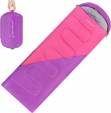 Clostnature Lightweight Sleeping Bag for Camping – Outdoor Casual Quilt Sleeping Bags with Small Pack Size for Adults, Women, Men, Hiking, Sports, Mountaineering (Left Zipper)