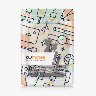 Чохол-книжка kwmobile для Kobo Clara BW/Clara Colour/Tolino Shine (5) / Shine Color - Чохол для електронного читача з дизайном 