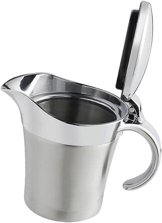 HomeDecTime 2 x Double-Walled Sauce Bowls Stainless Steel Thermal Sauce Pot