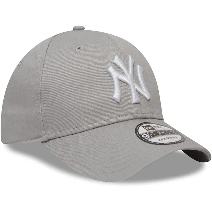 Кепка New Era 9Forty Strapback з логотипом NFL New-York Yankees, сіра/біла