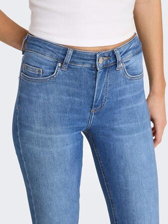 Жіночі джинси ONLY Onlblush Life Mid Sk DNM Rea1099 Noos, середньої посадки, блакитний денім, розмір M/30L