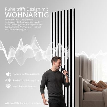 Акустичні настінні панелі SPAZIO (набір 2 шт) 260x54 см, колір Мармур 149, стіновий декор з акустичного фетру