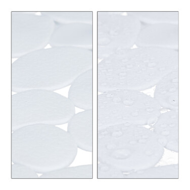 Relaxdays Bathtub Mat, Stone Look
