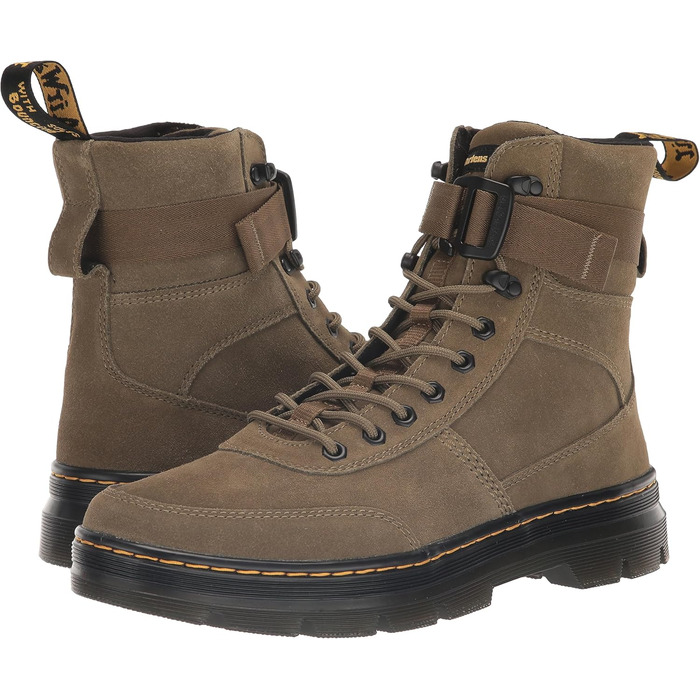 Черевики Dr. Martens COMBS Cordura з оливкового замшу (42 EU)