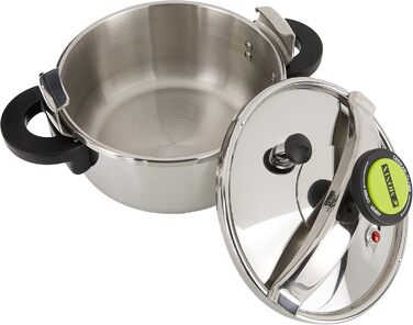 Традиційний сковорода-каструля Monix Classica 4 літри, чорний/нержавіюча сталь