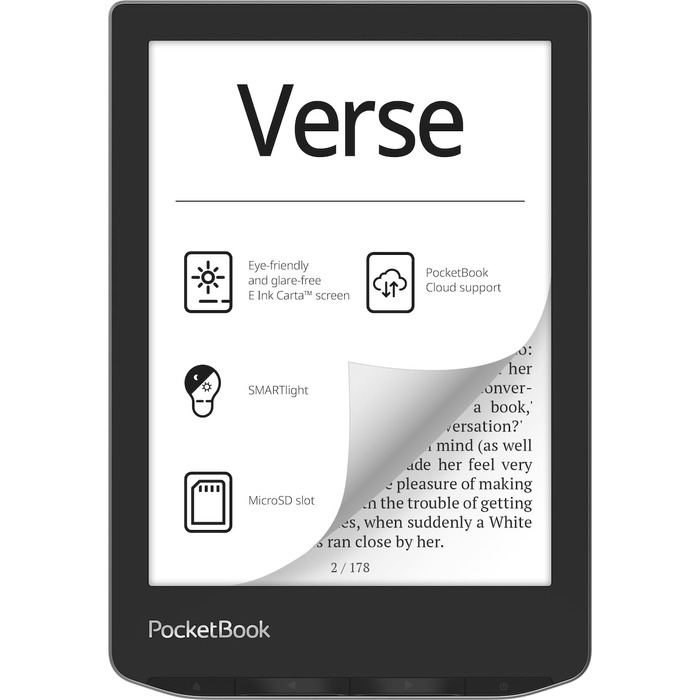 Pocketbook Verse - електронна книга Mist Grey