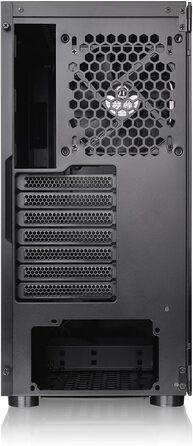 Корпус для ПК Thermaltake H200 TG RGB ATX з RGB підсвічуванням, скляна бічна панель, чорний | 120мм вентилятор в комплекті