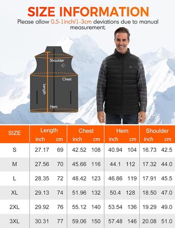 Обогреваемый жилет для мужчин с Powerbank, 15 зон обігріву, легкий, дихаючий, теплий жилет для кемпінгу, полювання, чорний