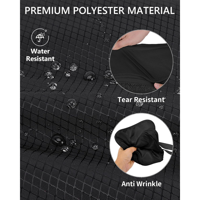 Органайзери для валізи Anjing Compression Cubes - 10 шт., компресійні кишені для подорожей, сірий колір