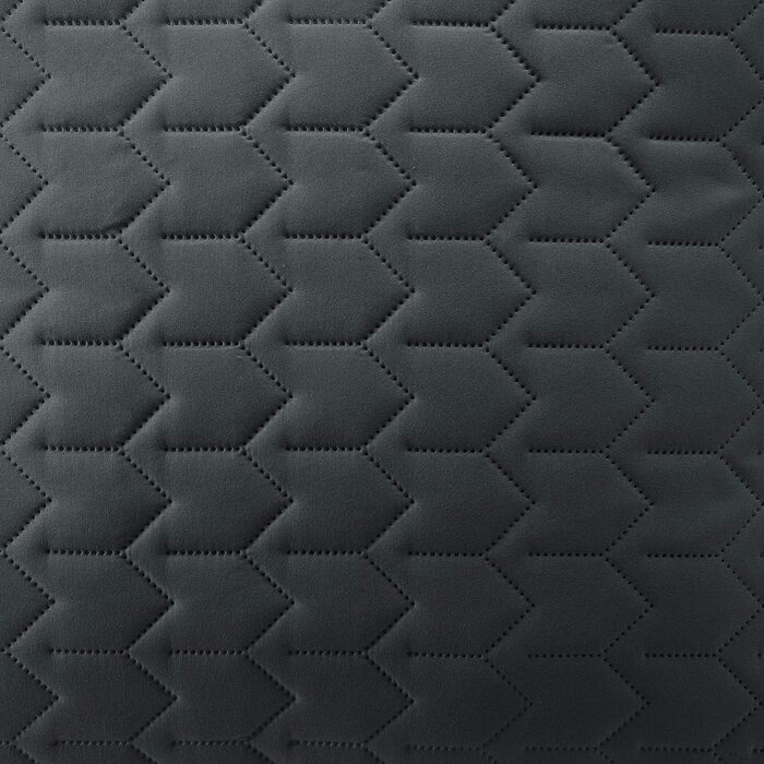 Декоративна подушка Aqua-Textil Dreamlike 60x60 см антрацит сіра, мікрофібра, легка стьобана, для дому