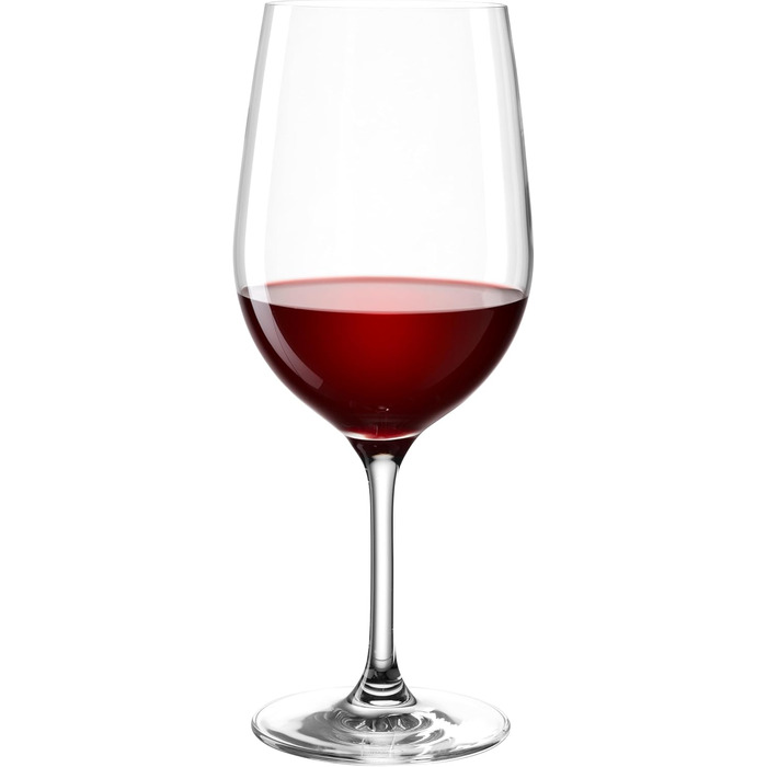 Leonardo Ciao+ Red Wine Glasses, Set of 6, Red Wine Goblets with Drawn Stem, Dishwasher-Safe Wine Glasses, Height 22.5 cm, 610 ml, 061449