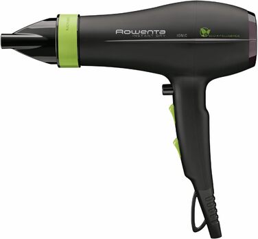 Фен Rowenta CV6030 Haartrockner Eco Intelligence Instant Dry з технологією Air Booster | 1500 Вт, 3 температури, 2 швидкості, холодне повітря, чорний