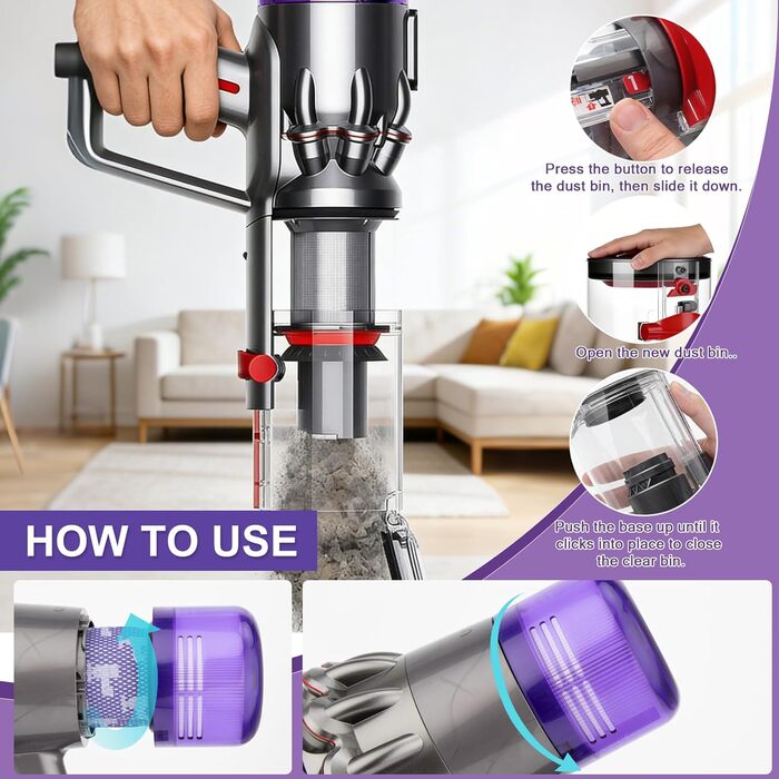 Фільтр HEPA для пилососа Dyson V11/V15 Torque Drive Animal (комплект 2 шт.) - миючий, змінний #DY-970013-02