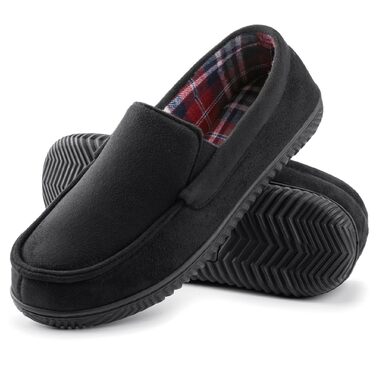 Чоловічі домашні тапочки RockDove Alexander з дихаючим фетровим підкладкою та неслизькою підошвою з матеріалу EVA, 44 EU, чорні