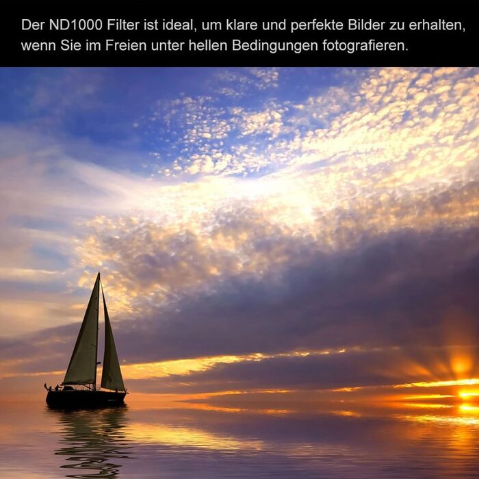 Фільтр ND1000 DolDer 67mm X-Pro Series - нейтральний сірий фільтр, 16 шарів покриття (10 ступенів затемнення)