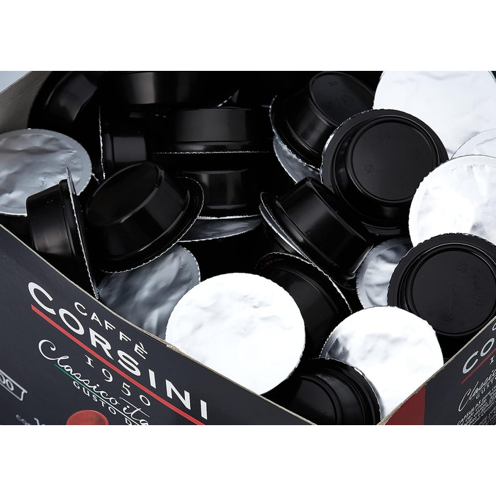 Кава в капсулах Caffè Corsini Classico Italiano, сумісні з Lavazza a Modo Mio, 100 шт по 7.5 г