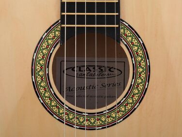 Класична гітара Cantabile AS-851 4/4: Початковий набір для гри (з чохлом, струнами, підручником, медіатором та тюнером)