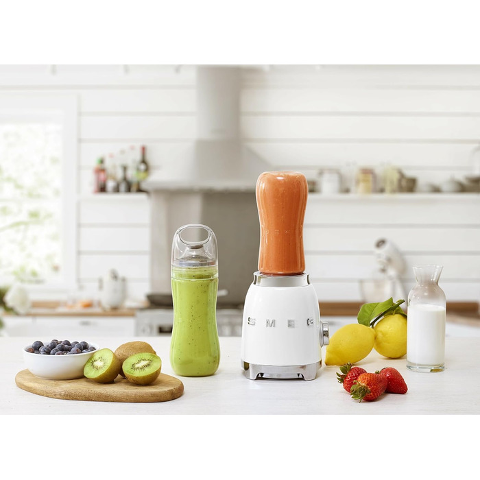 Smeg PBF01WHEU Stainless Steel Mixer, White