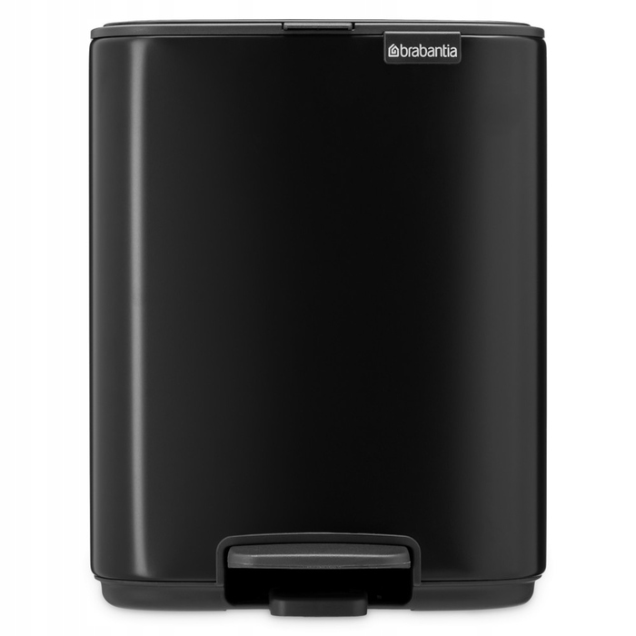 Сміттєвий кошик з педаллю BRABANTIA Bo, 7 л, матовий чорний