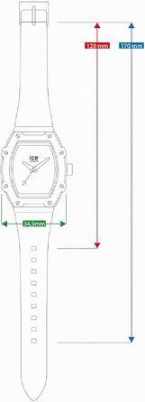 Жіночий годинник Ice-Watch Ice Boliday з силіконовим ремінцем (Small), синій