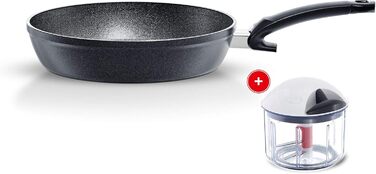 Fissler Adamant Comfort/Aluminum Frying Pan - Coated, Non-Stick, Scratch-Resistant - Induction (28 cm + finecut)