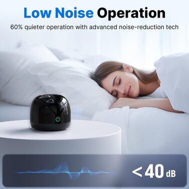 Ультразвукова мийка для ювелірних виробів та зубних протезів, 45000 Гц, 25 Вт, 200 мл, чорна