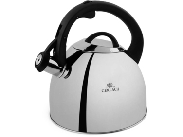 Традиційний сталевий чайник Gerlach, 2,8 л, сірий