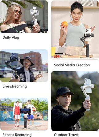 Hohem iSteady V3 – Стабілізатор для смартфона з AI-трекером, магнітним світлом та пультом ДУ