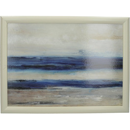 Creative Tops 'Blue Abstract' Cushioned Lap Tray, 44 x 34 cm (17