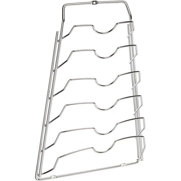 Organize It All, Chrome Pot Lid Organizer, for Cabinet Doors