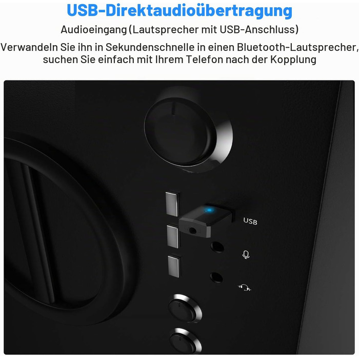 Bluetooth адаптер Isobel 2-в-1 (передавач та приймач) Audio 5.0 з низькою затримкою, оптичним виходом Toslink, RCA та 3.5мм AUX для ТВ, ПК, ноутбука, Dual Link